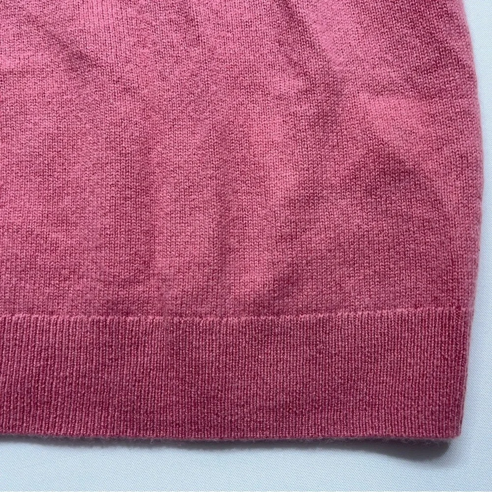 J.Crew Crewneck Boyfriend Cashmere Sweater Womens XXS Oversized in Pink